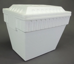 Photo of an Expanded Polystyrene Foam cooler